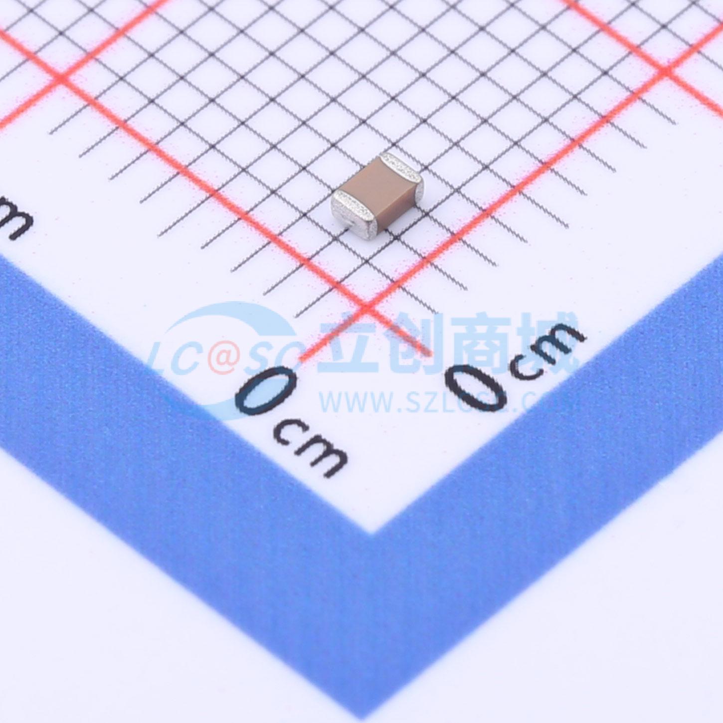 点击查看大图 C0805X683K101T实物图