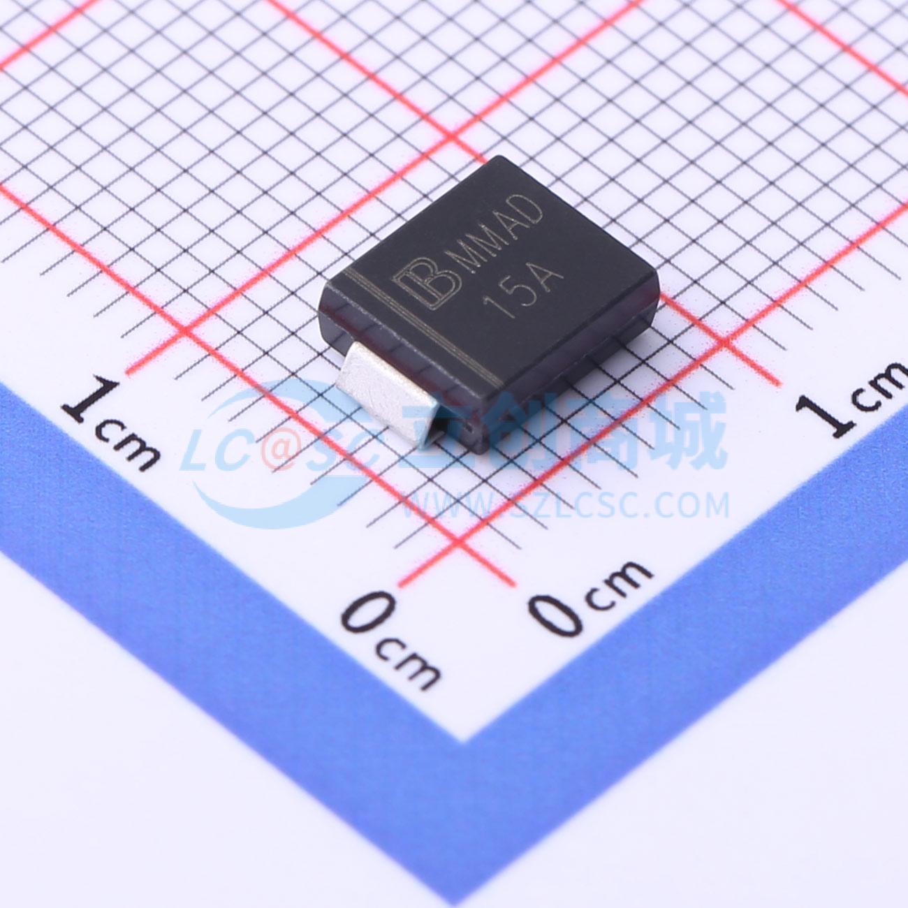 点击查看大图 1.5SMC15A/TR13实物图