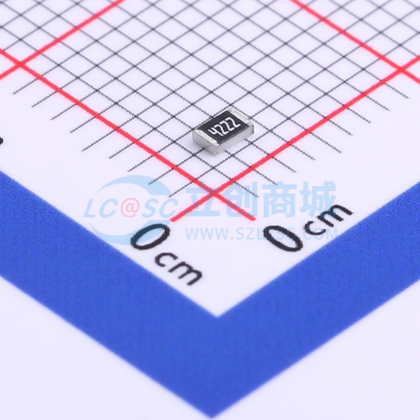 点击查看大图 RC0805FR-0742K2L实物图
