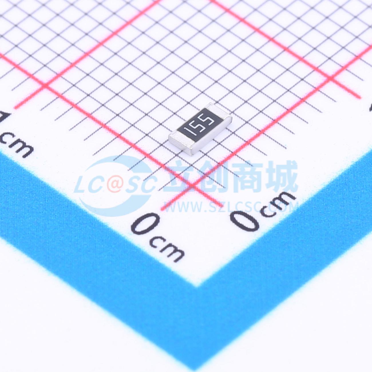 点击查看大图 FRC1206J155 TS实物图