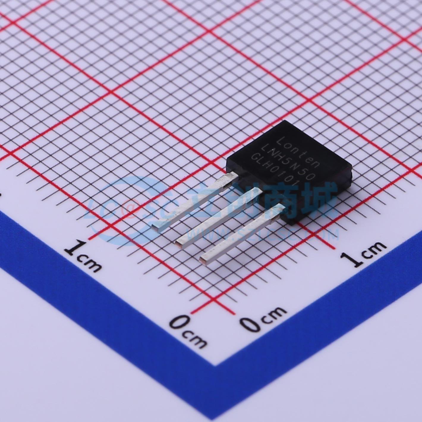 点击查看大图 LNH5N50实物图