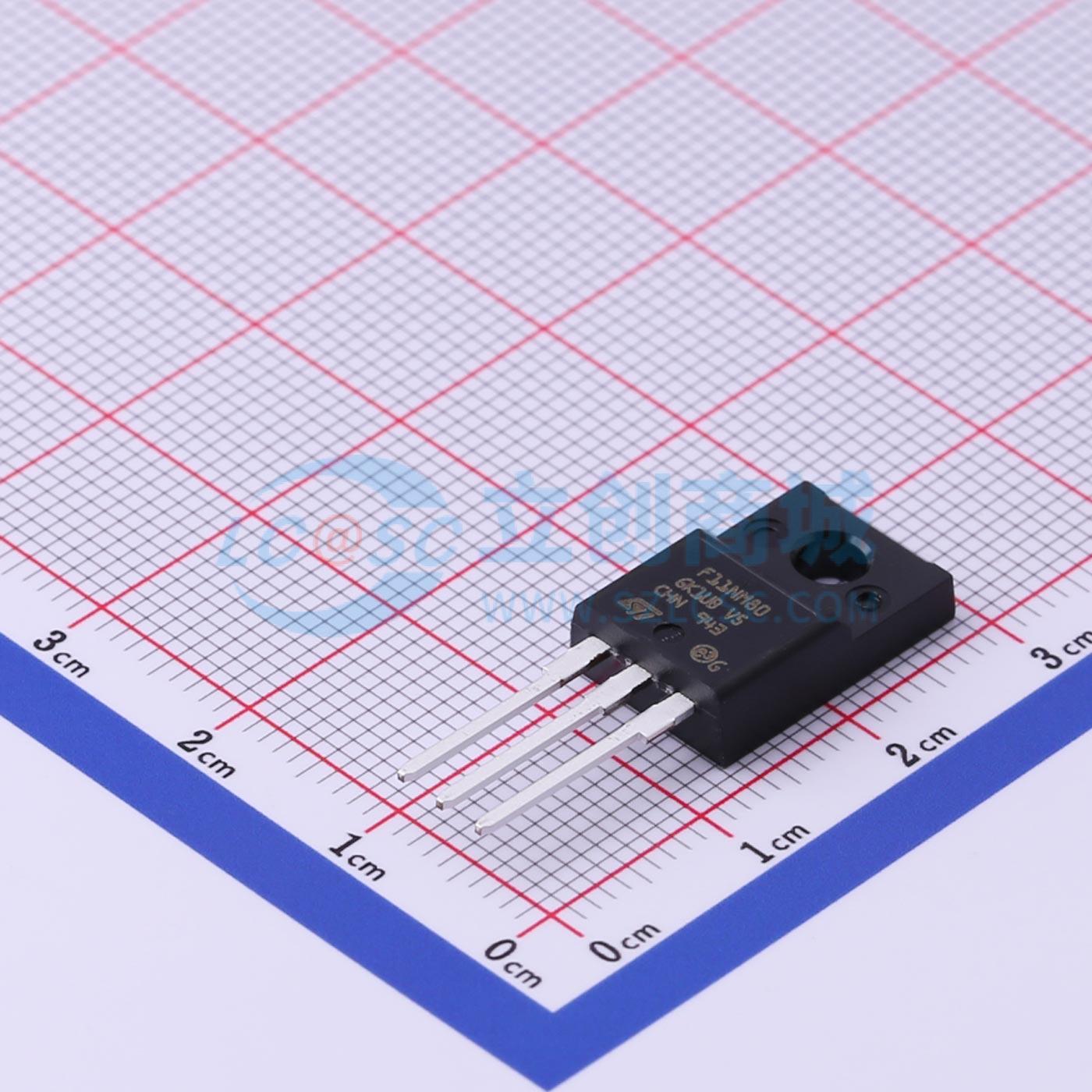 点击查看大图 STF11NM80实物图