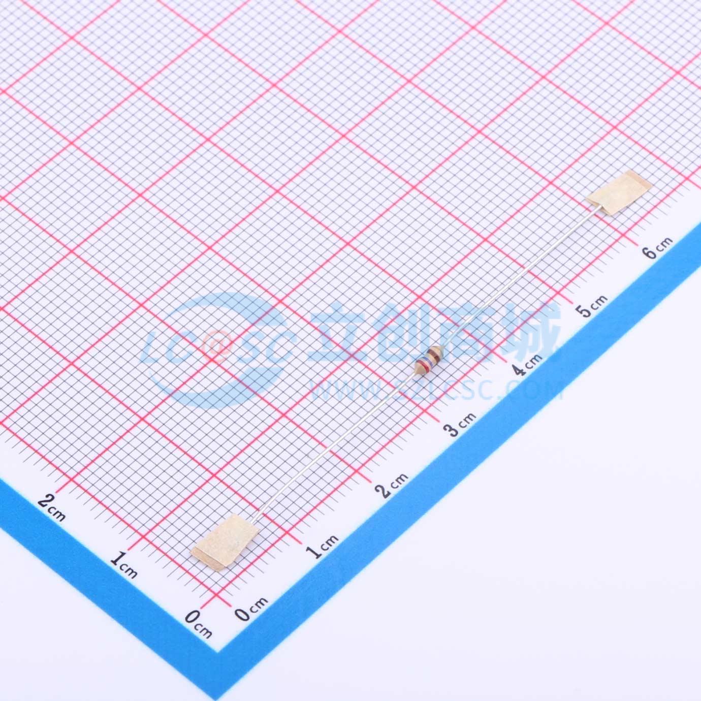 点击查看大图 CR1/8W-270Ω±5%-OT52实物图