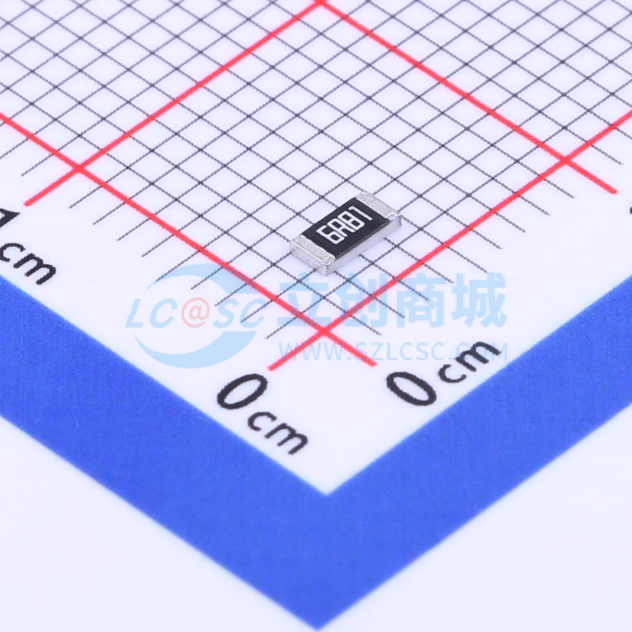 点击查看大图 RC1206FR-076R81L实物图