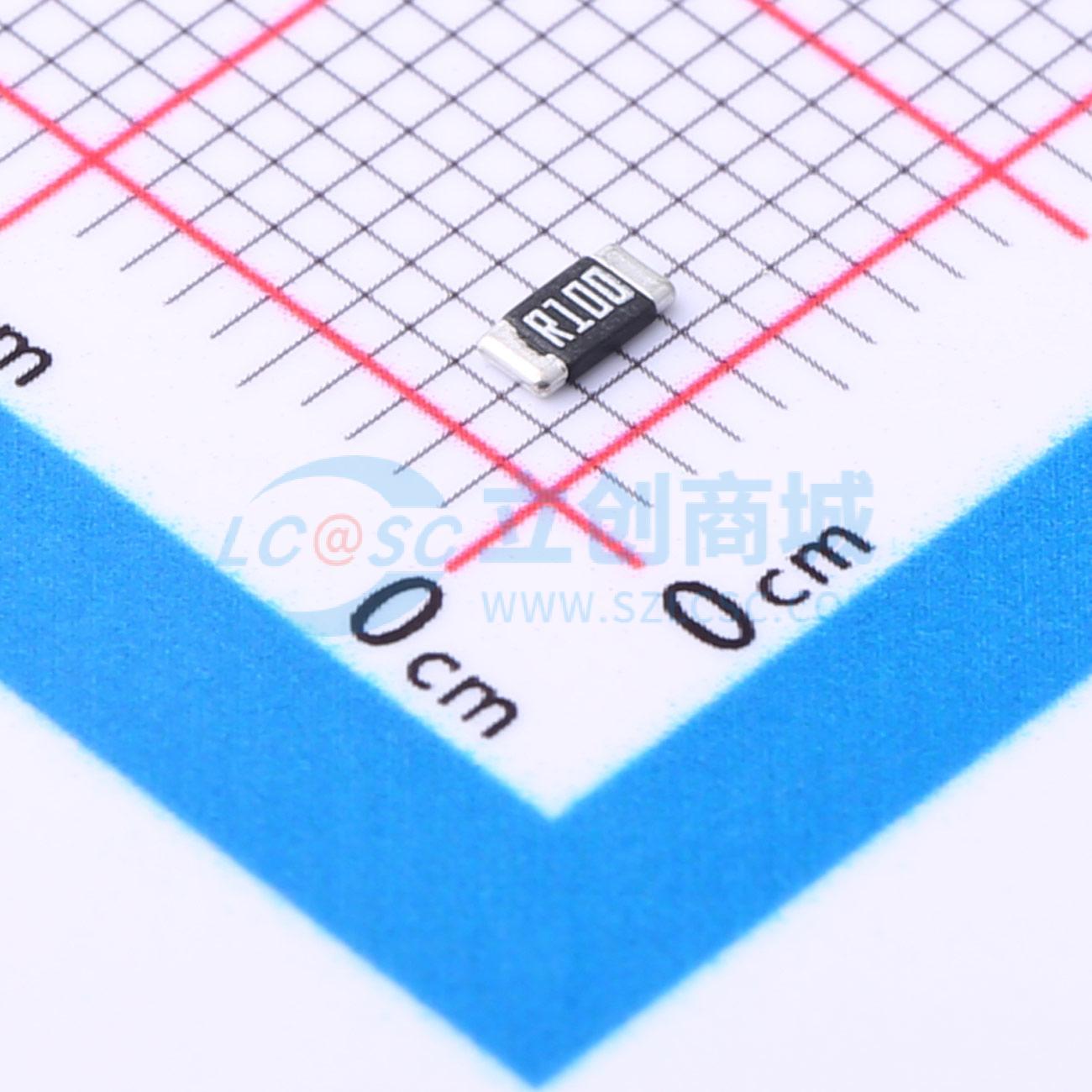 点击查看大图 HoJLR1206-1W-100mR-1%实物图