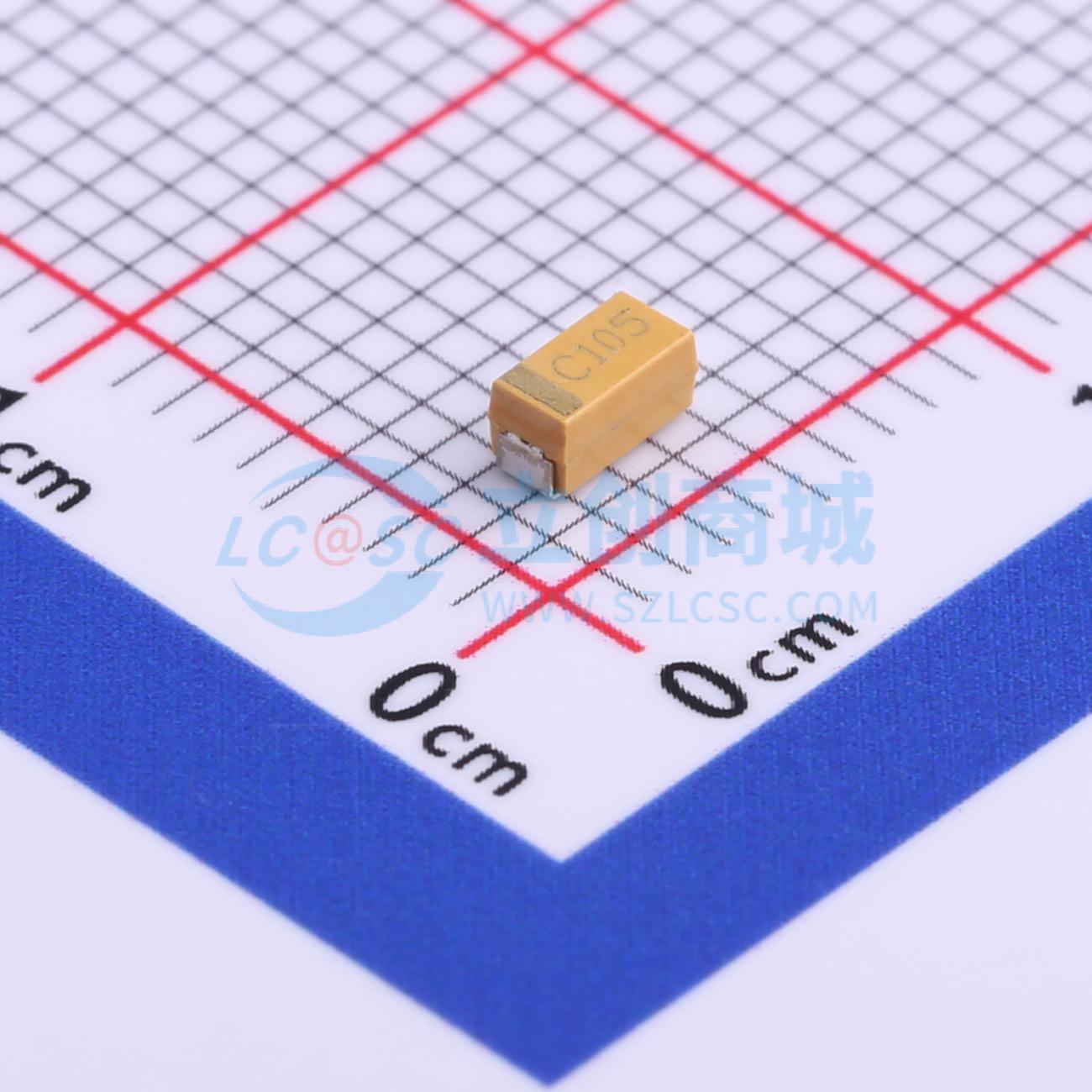点击查看大图 CA45-A-16V-1uF-K实物图
