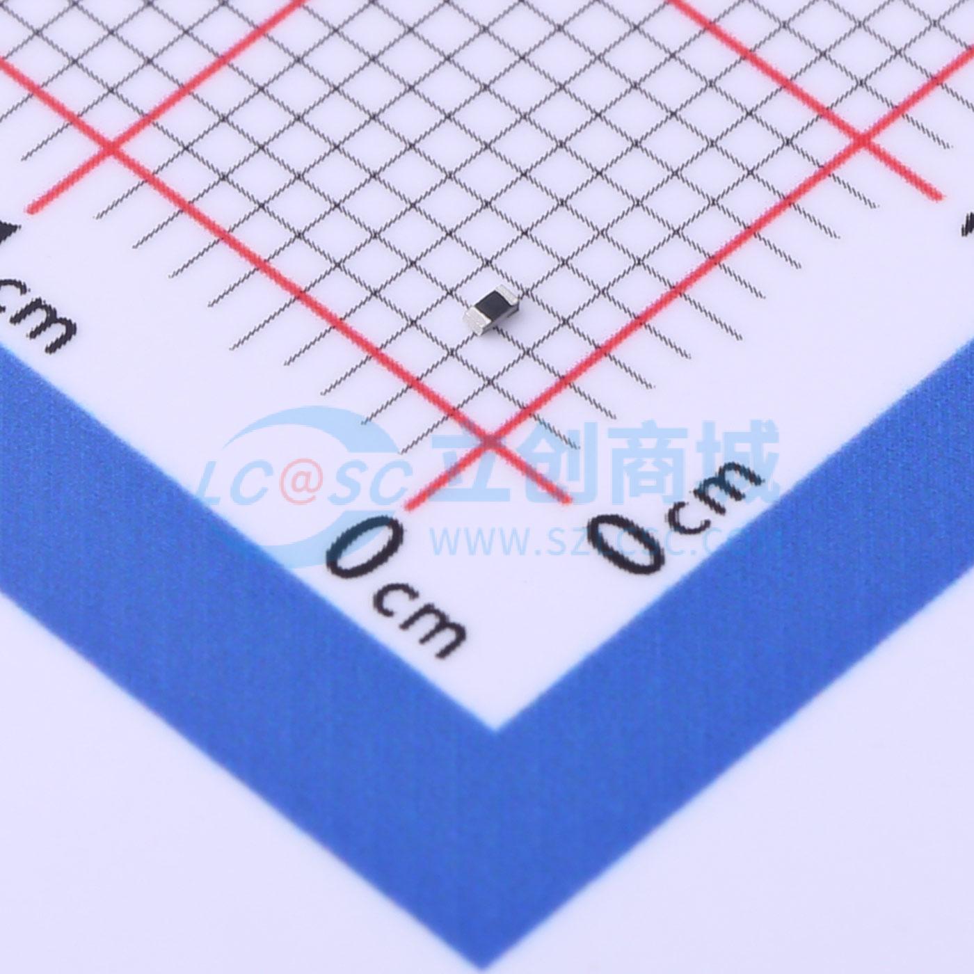 点击查看大图 CR0402J1K50Q10Z实物图