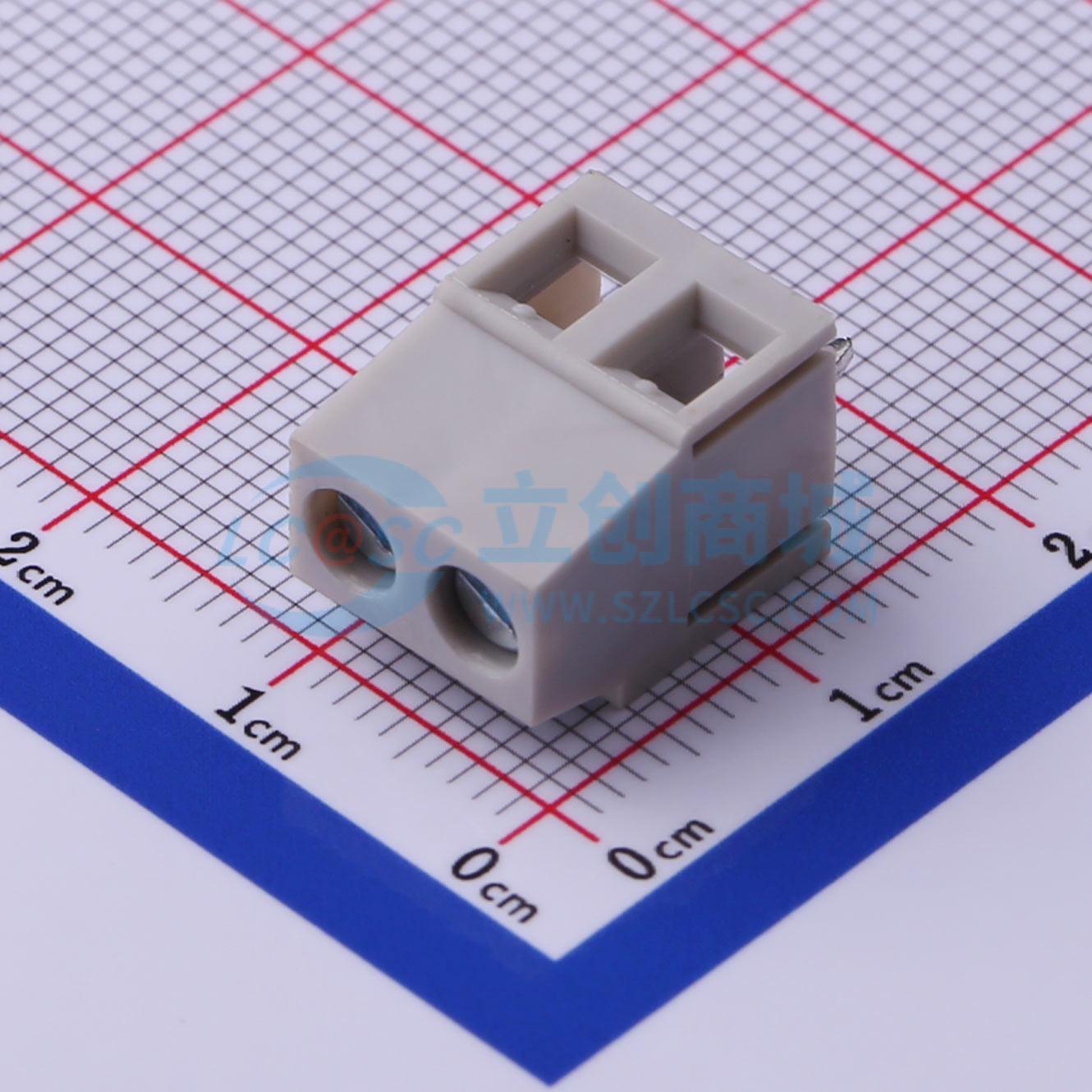 DB128L-5.08-2P-GY-S实物图