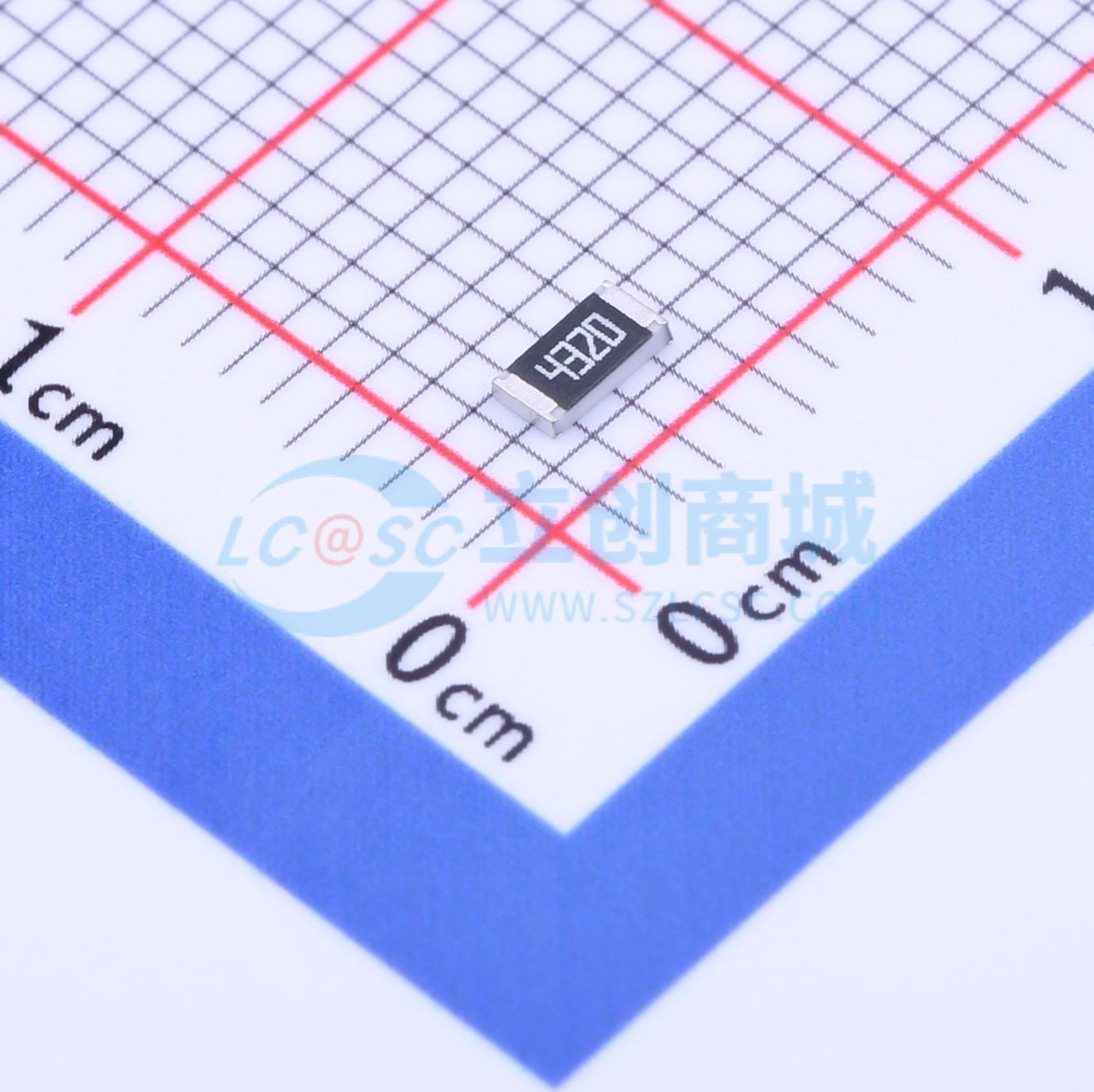 点击查看大图 RC1206FR-07432RL实物图