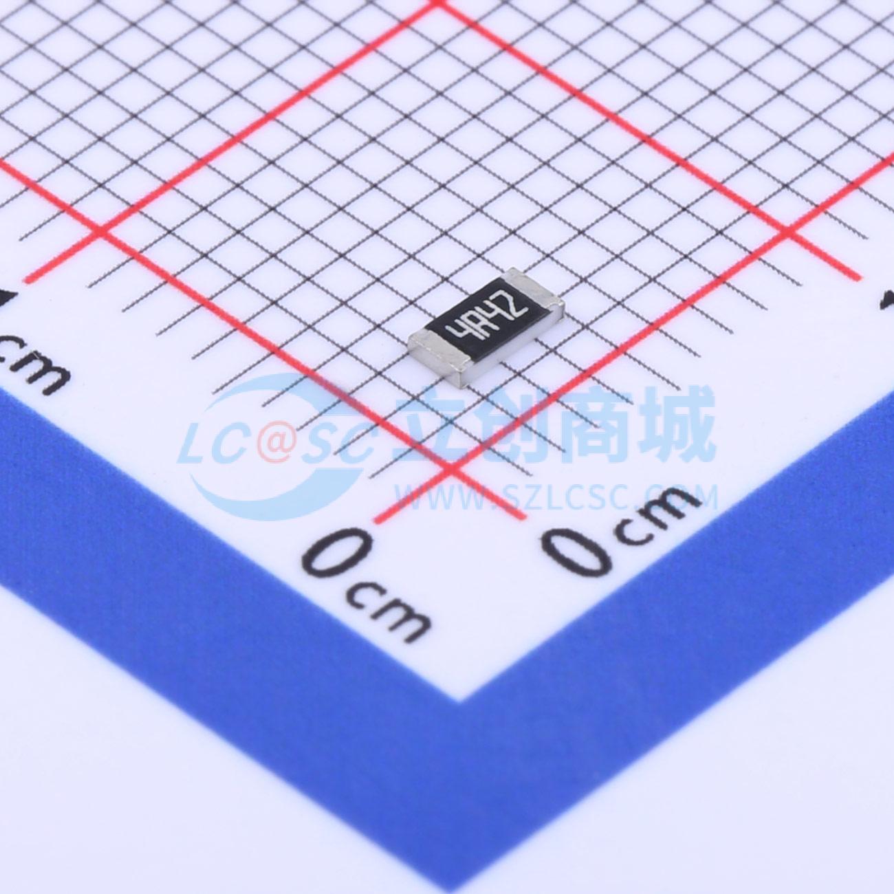 点击查看大图 RC1206FR-074R42L实物图