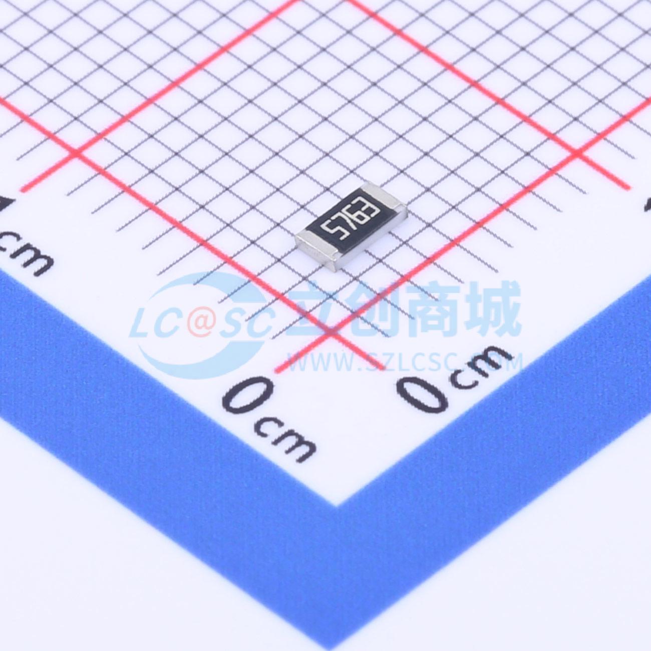 点击查看大图 RC1206FR-07576KL实物图