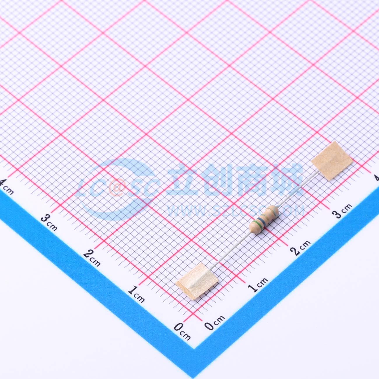 CR1/4W-5Ω6±5%-ST26实物图