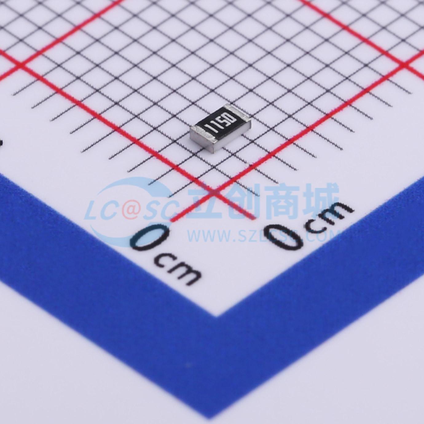 点击查看大图 RC0805FR-07115RL实物图