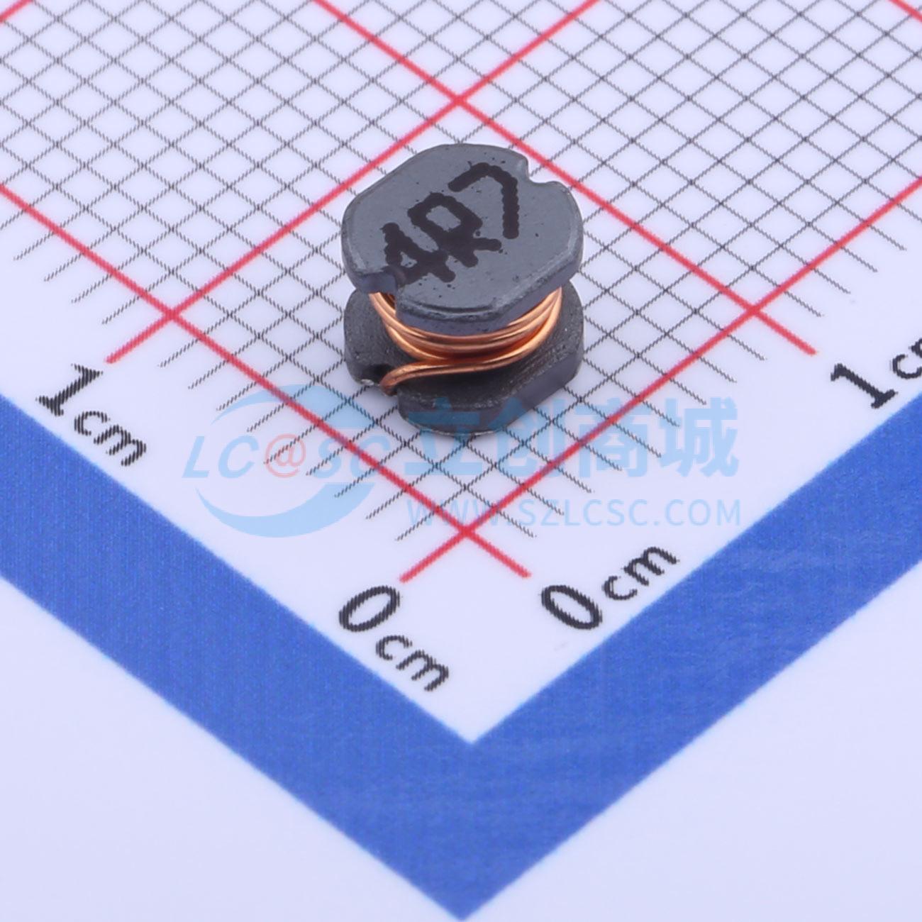 点击查看大图 CD54-4R7M 4.7UH实物图