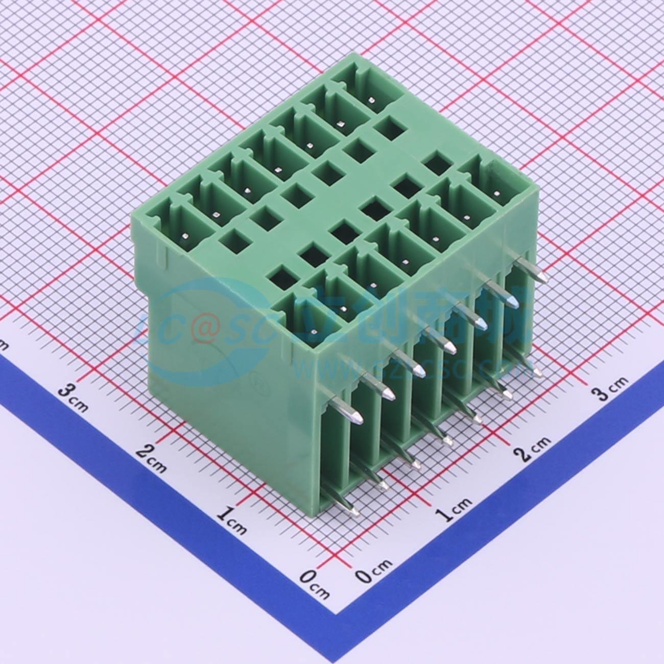 点击查看大图 KF2EDGRH-3.81-2*7P实物图