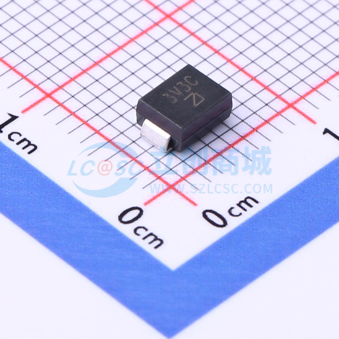 点击查看大图 SMBJ3.3CA实物图