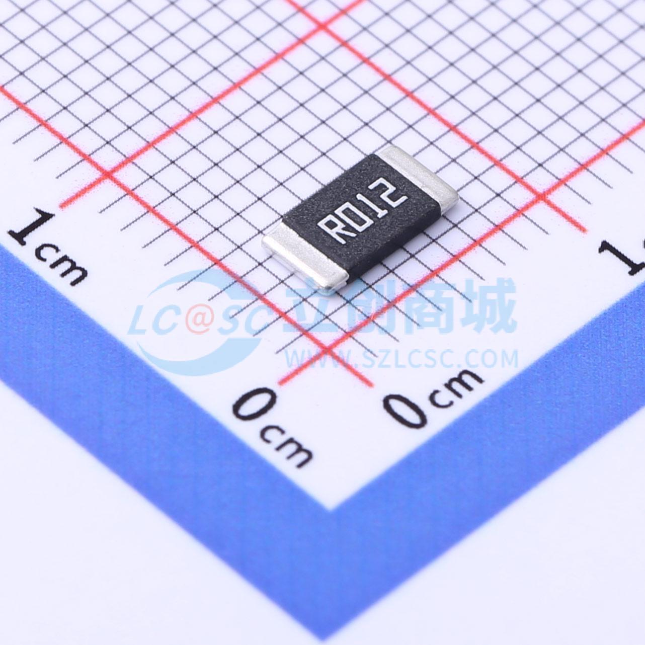 HoJLR2512-2W-12mR-1%-75ppm实物图