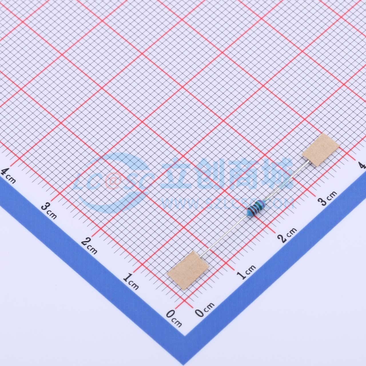 点击查看大图 MF1/8W-7K5±1%-ST26实物图