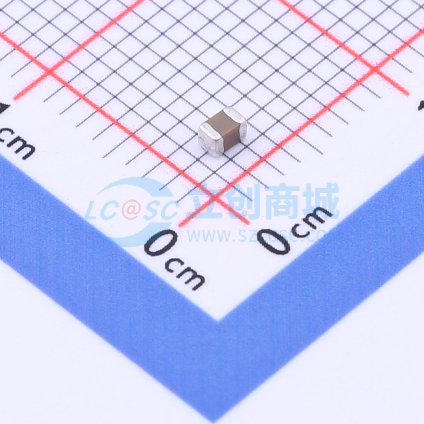 点击查看大图 CQ2012X7R104K101ARE实物图