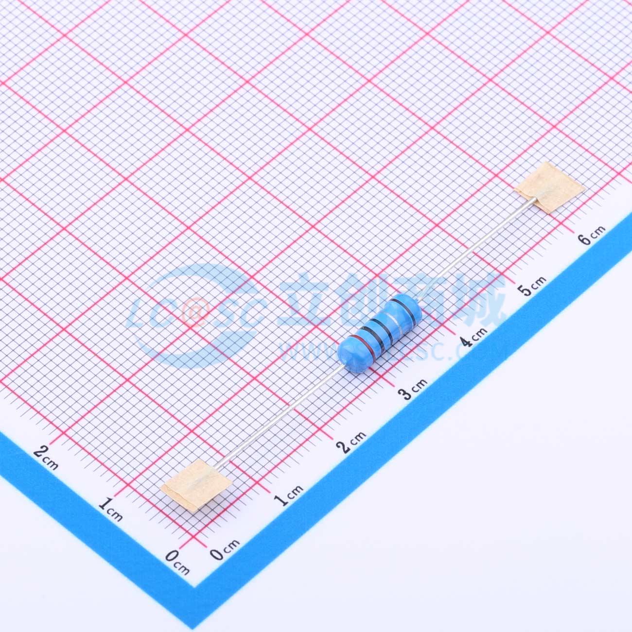 点击查看大图 MF1W-2Ω±1%-6T52实物图