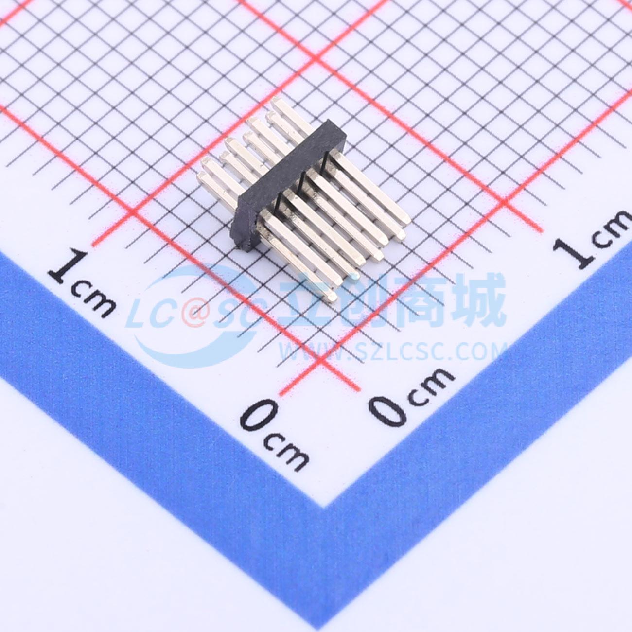 点击查看大图 KH-1.27PH180-2X4P-L7.2实物图