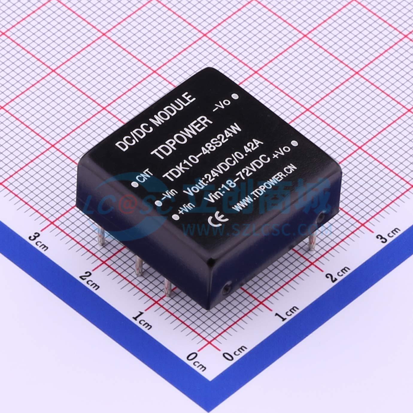 点击查看大图 TDK10-48S24W实物图