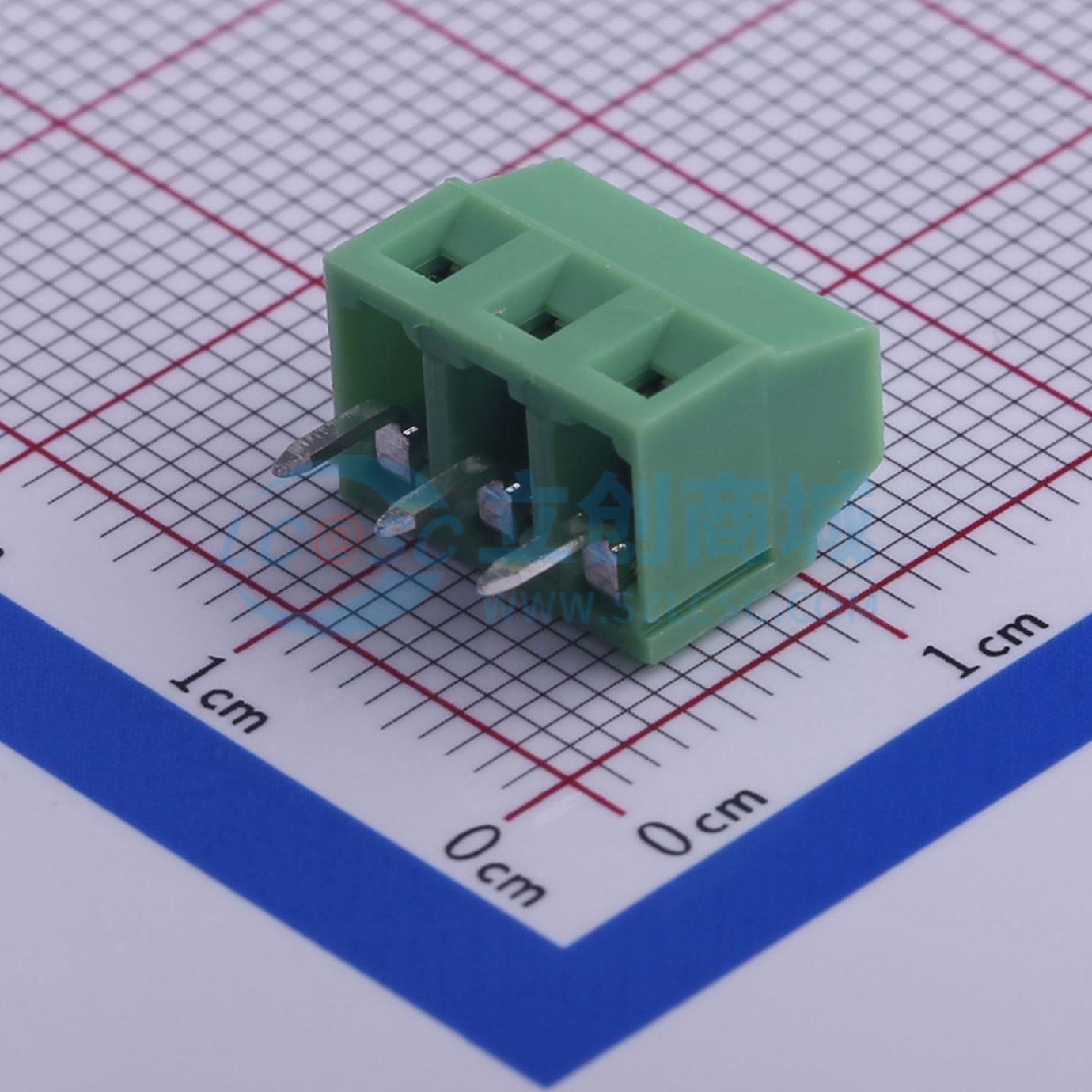 点击查看大图 KF128L-3.81-3P实物图