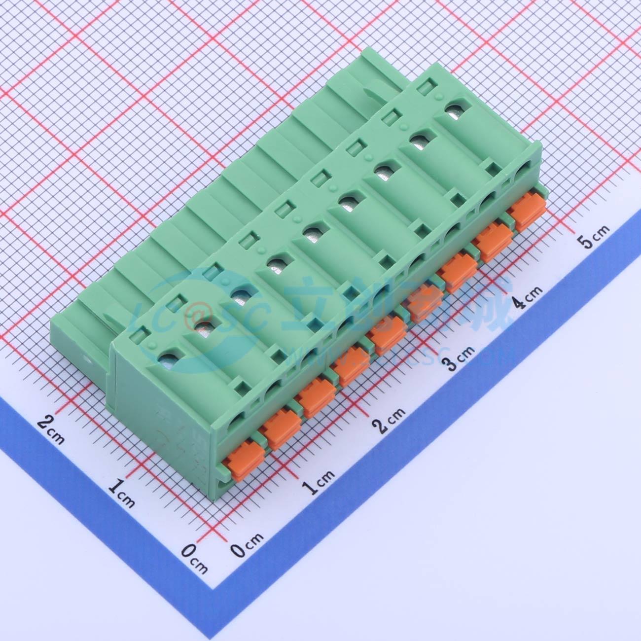 点击查看大图 DB2EKD-5.08-9P-GN实物图