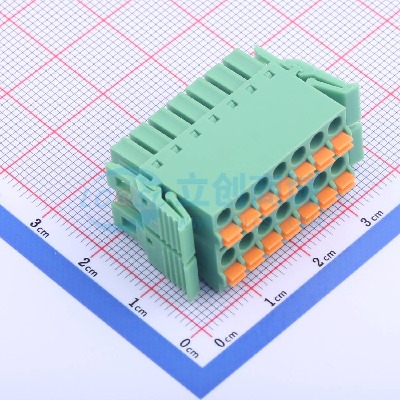 点击查看大图 KF2EDGKNHG-3.81-2*7P实物图