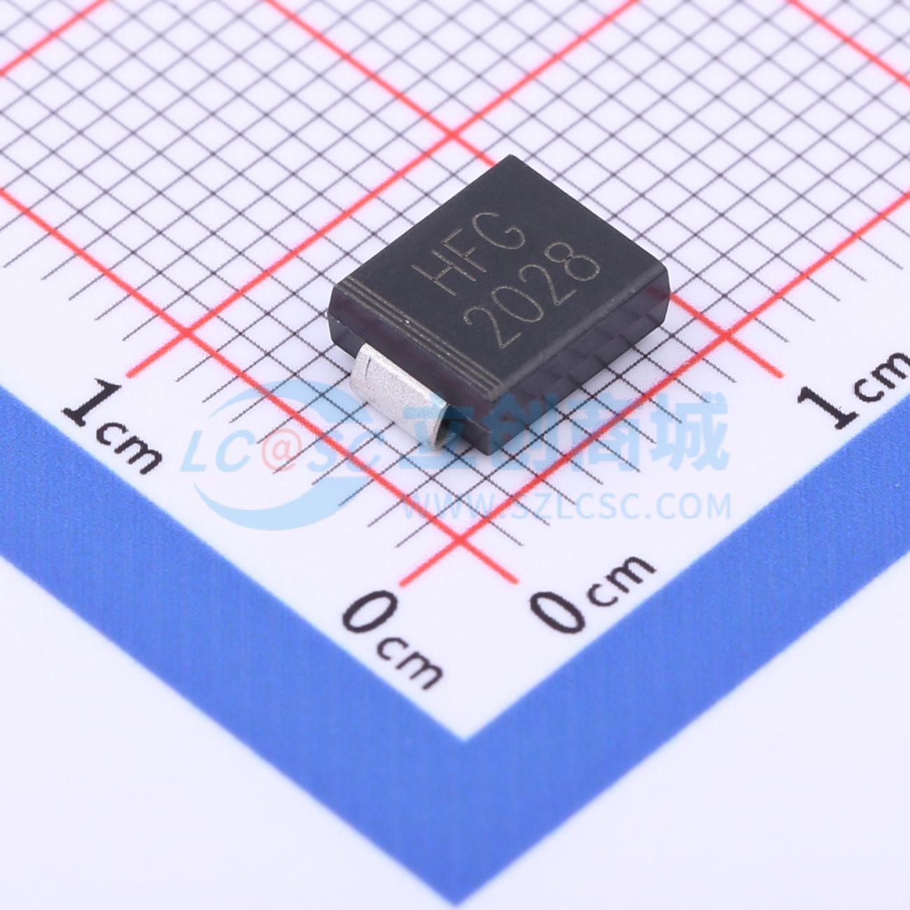 点击查看大图 SMDJ28A实物图