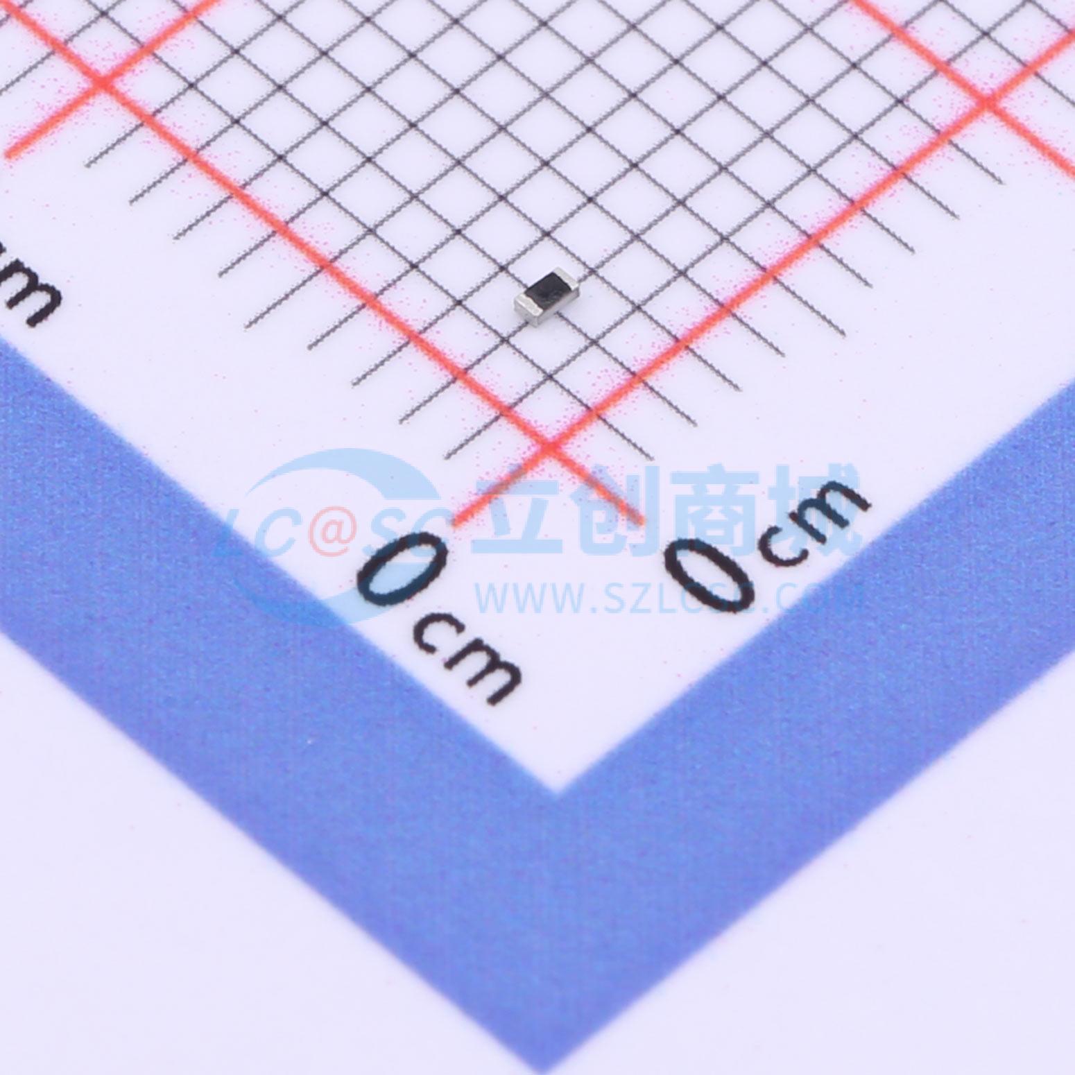 点击查看大图 CRCW0402107KFKED实物图