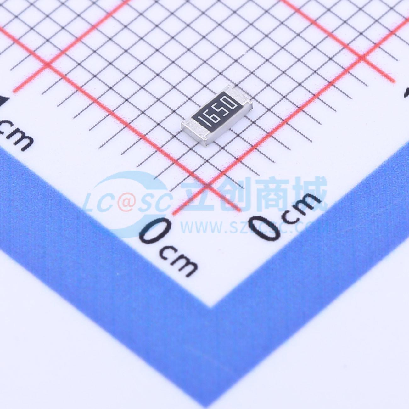 点击查看大图 FRC1206F1650TS实物图