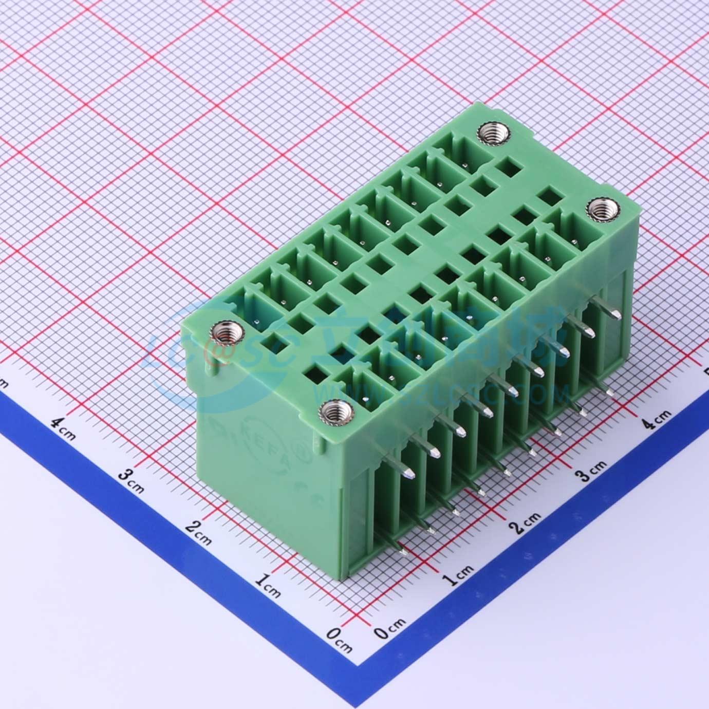 点击查看大图 KF2EDGRHM-3.81-2*9P实物图
