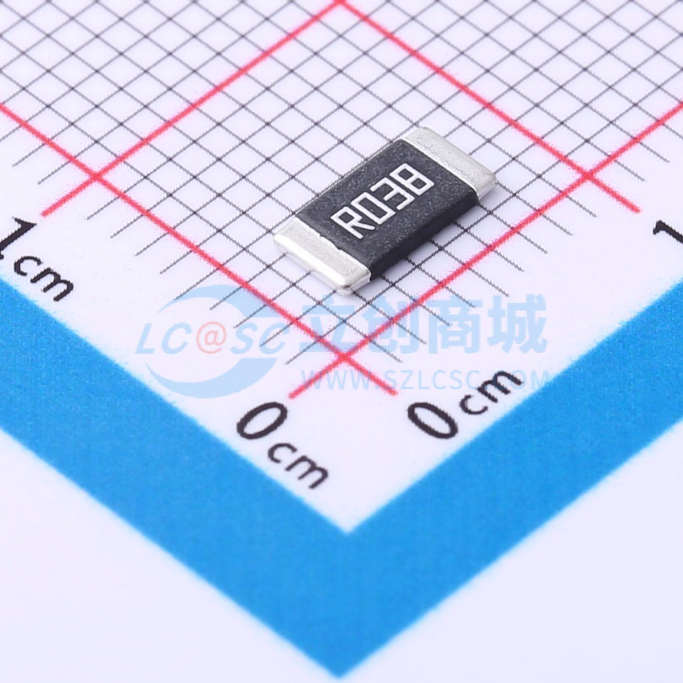 点击查看大图 HoJLR2512-3W-38mR-1%实物图