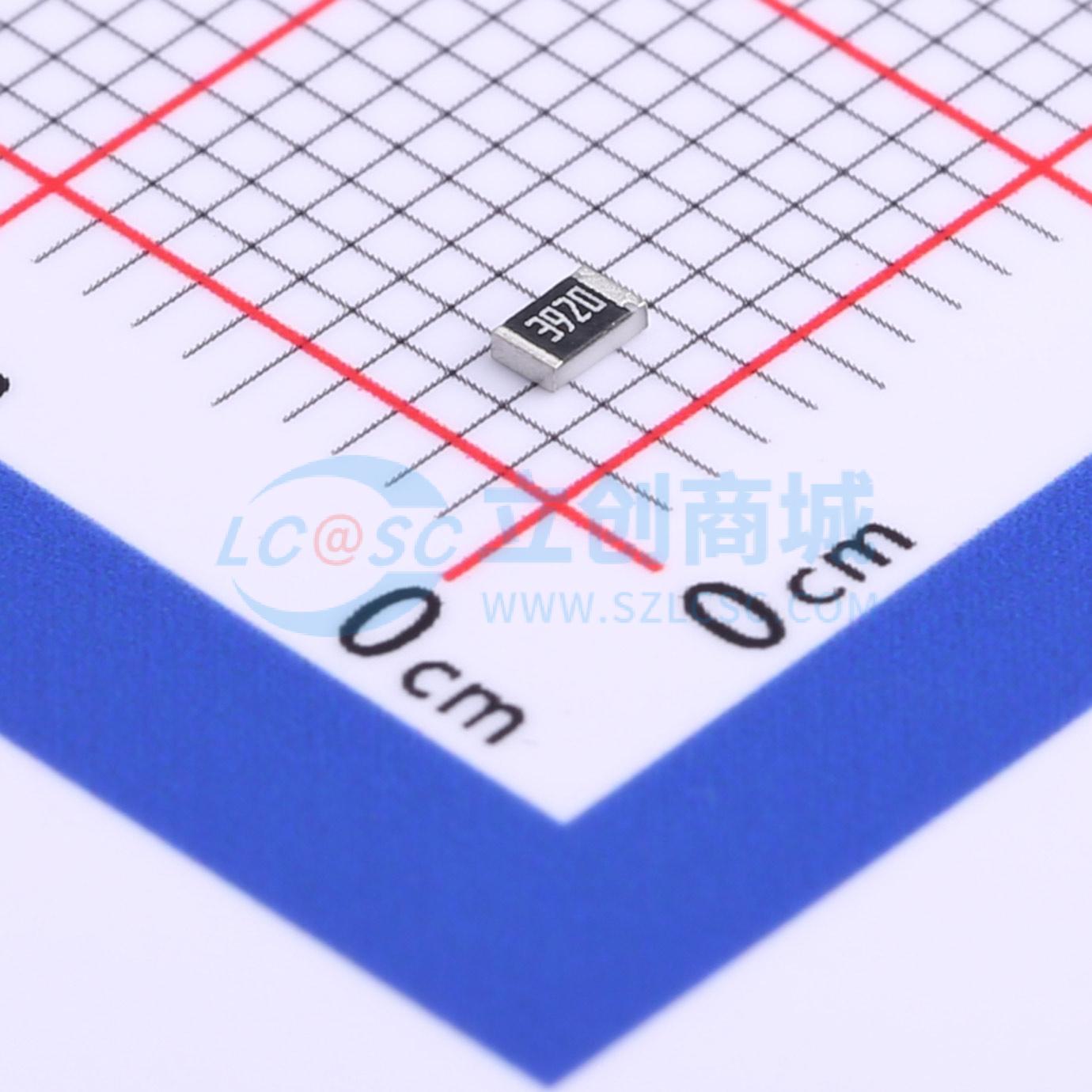 点击查看大图 RC0805FR-07392RL实物图