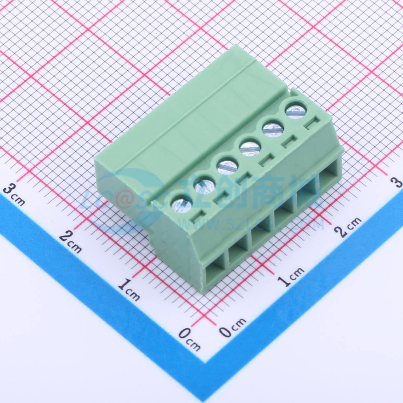 DB2EKR-3.81-6P-GN-S实物图