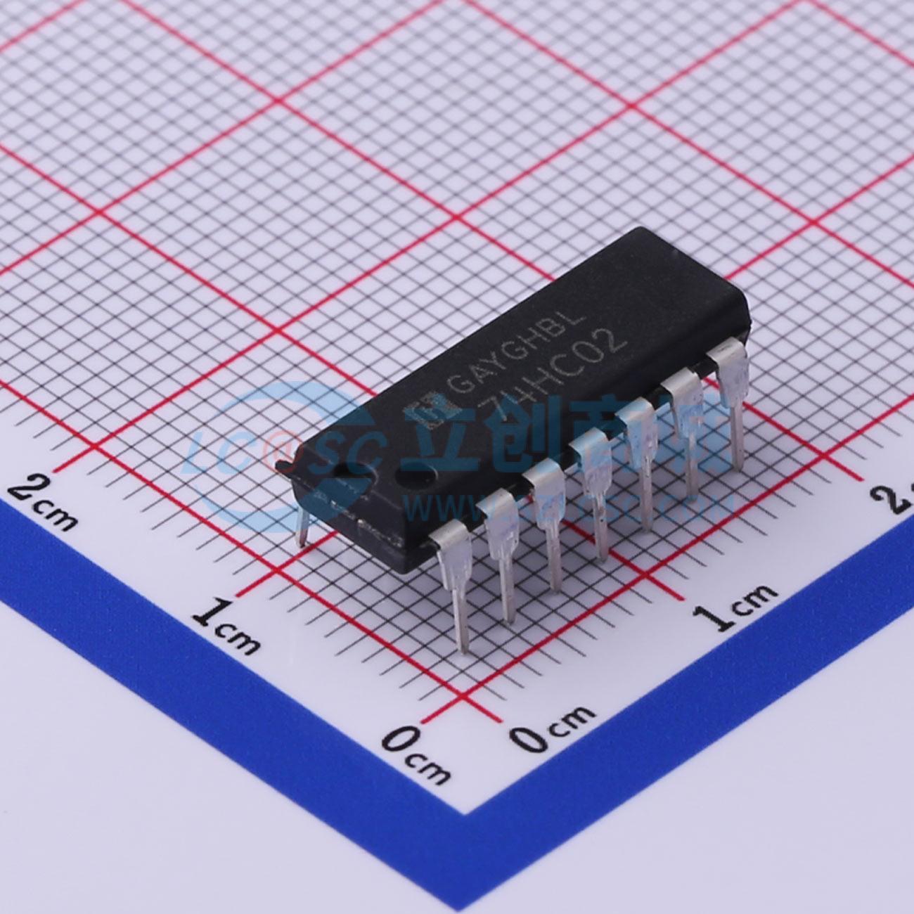 点击查看大图 74HC02N实物图