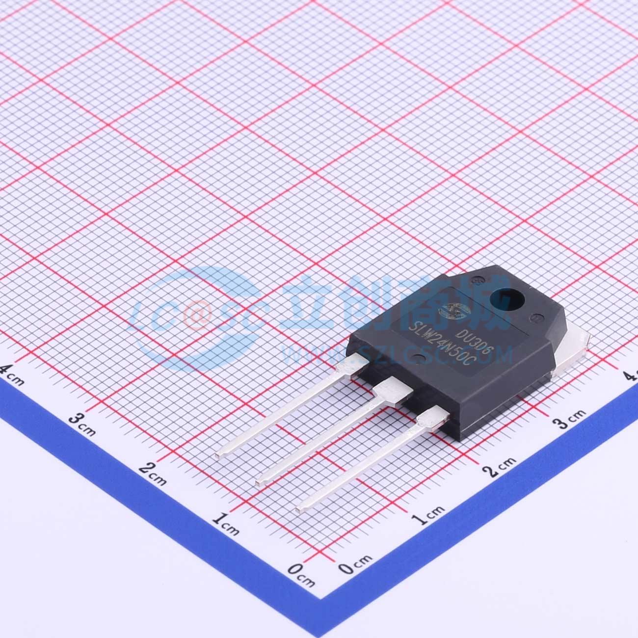 点击查看大图 SLW24N50C实物图