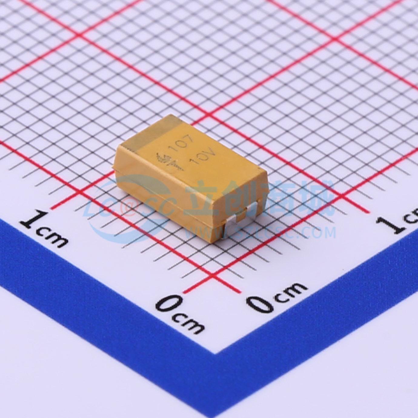 CA45-D-10V-100uF-K实物图