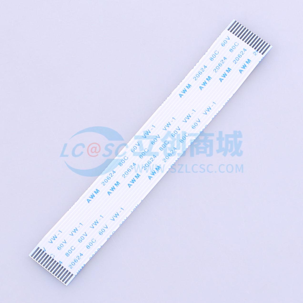 点击查看大图 KH-FFC-A1.0-15P-100MM实物图