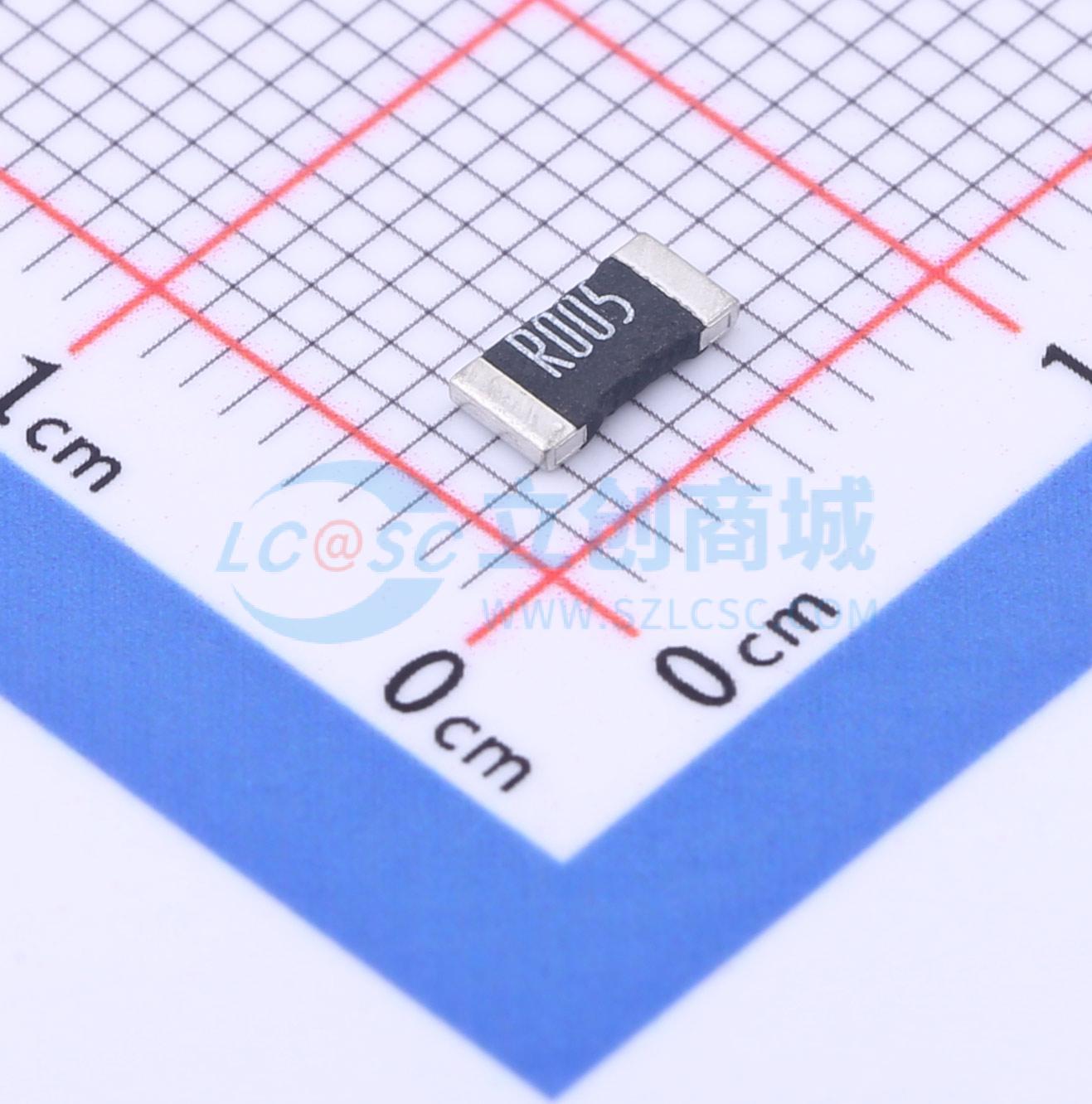 点击查看大图 HoLR2010-1W-5mR-1%-15ppm实物图