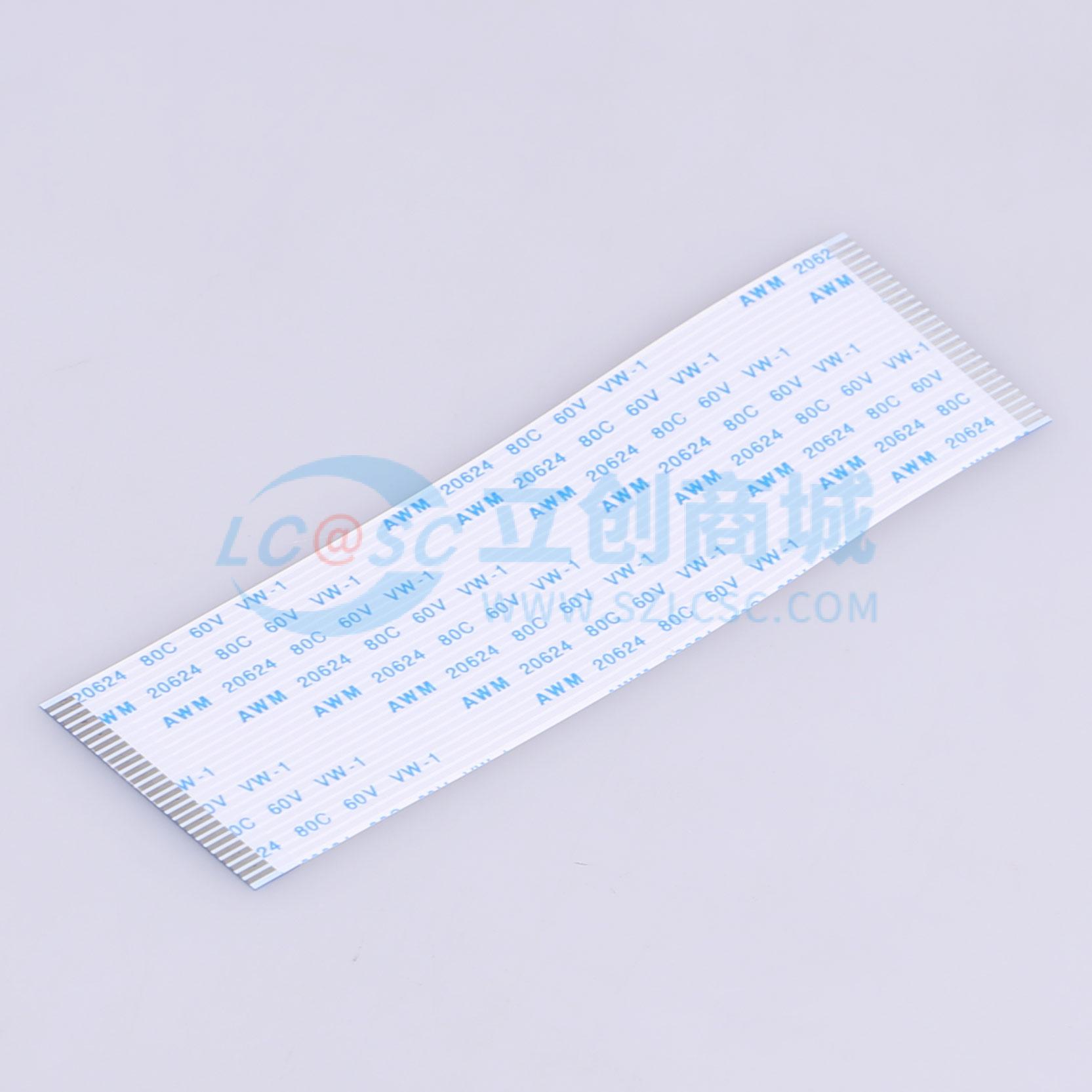 点击查看大图 KH-FFC-A1.0-27P-100MM实物图