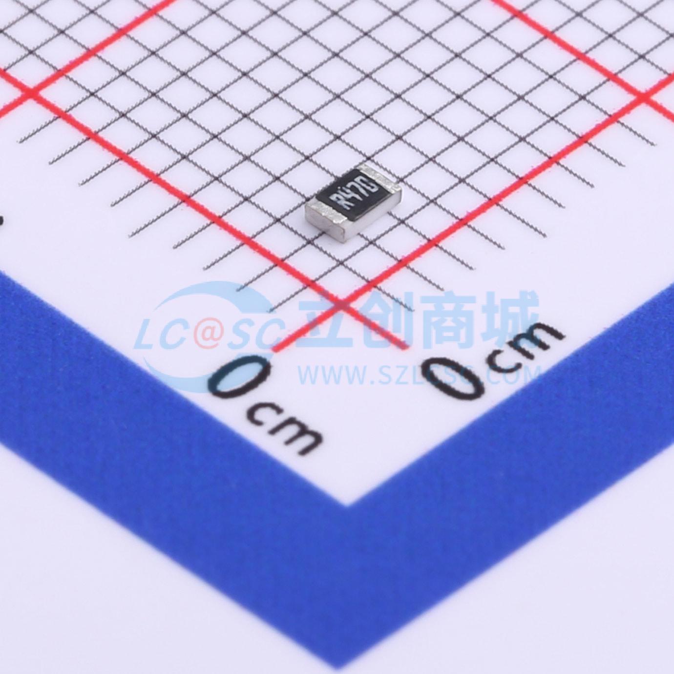 点击查看大图 RL0805JR-070R47L实物图
