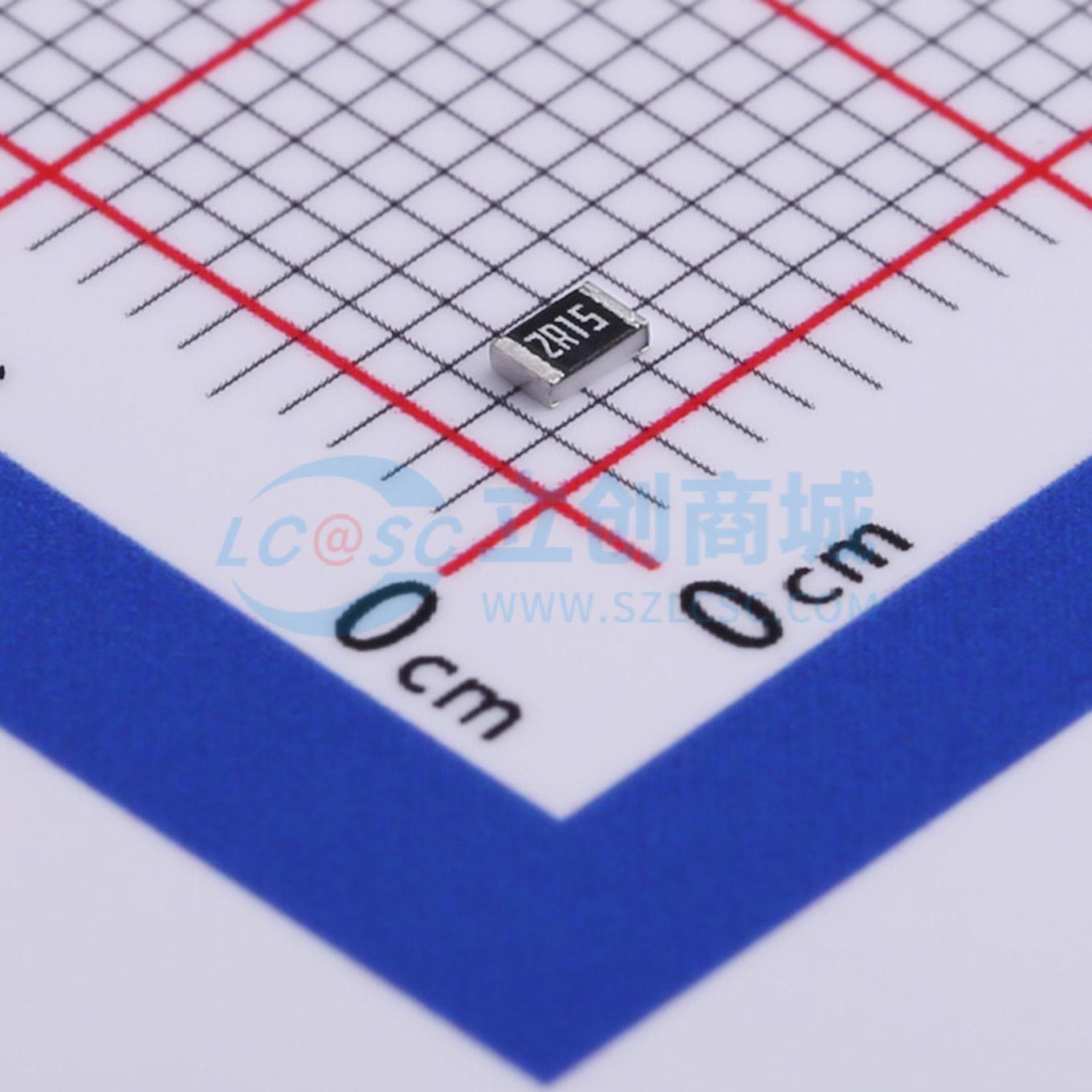 点击查看大图 RC0805FR-072R15L实物图