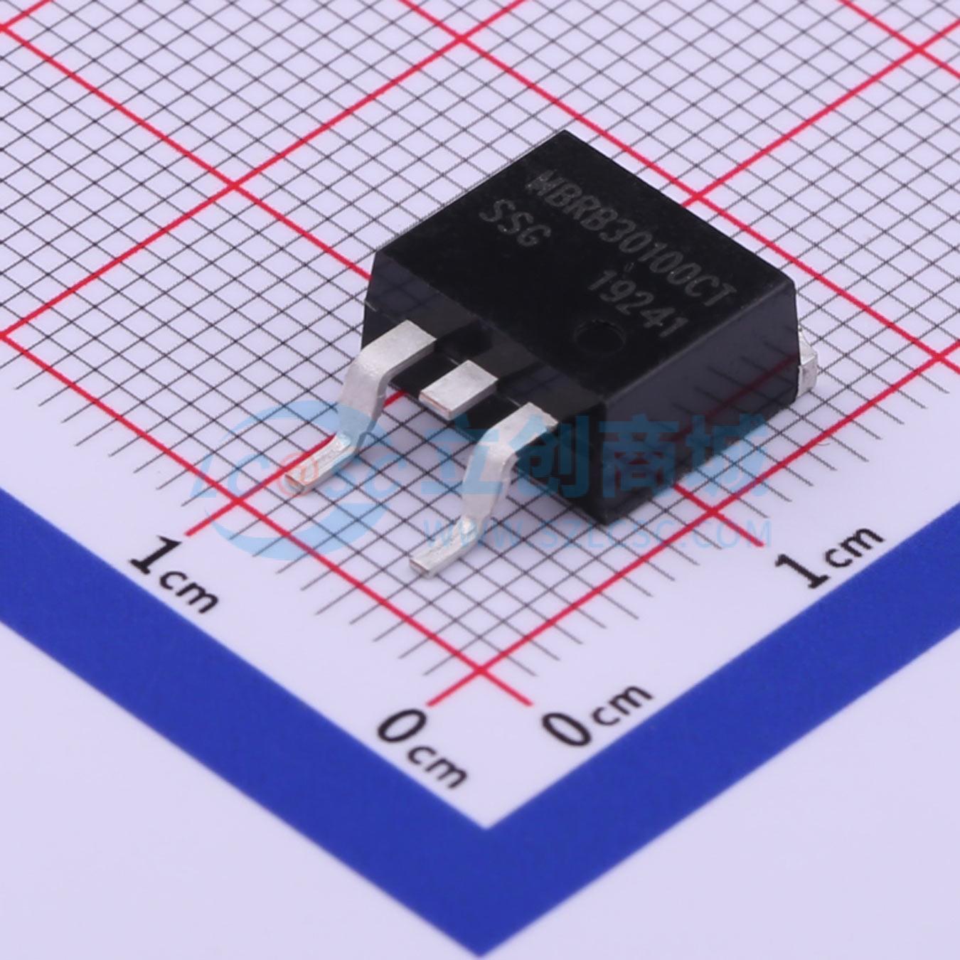 点击查看大图 MBRB30100CT实物图