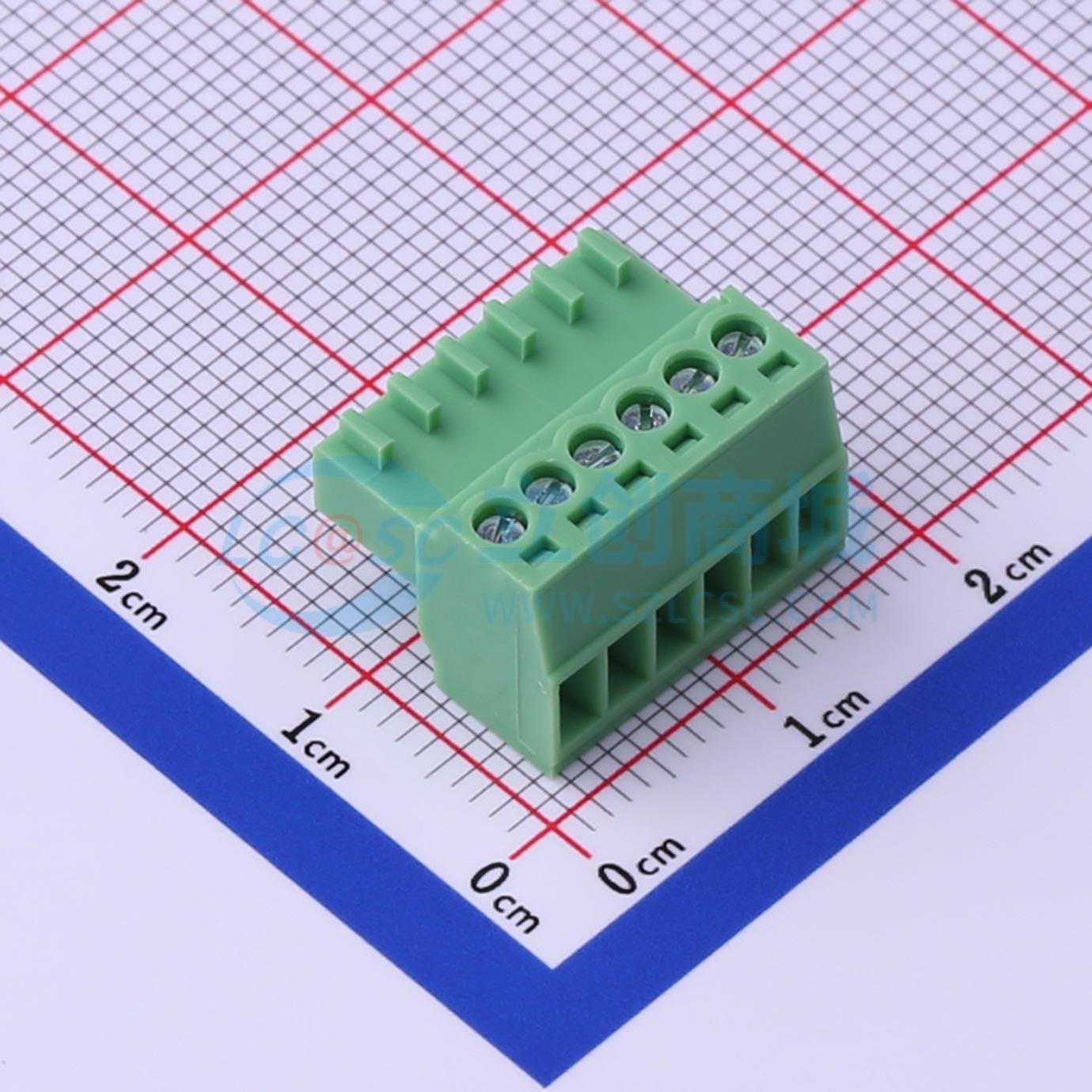 点击查看大图 KF2EDGK-2.54-6P实物图