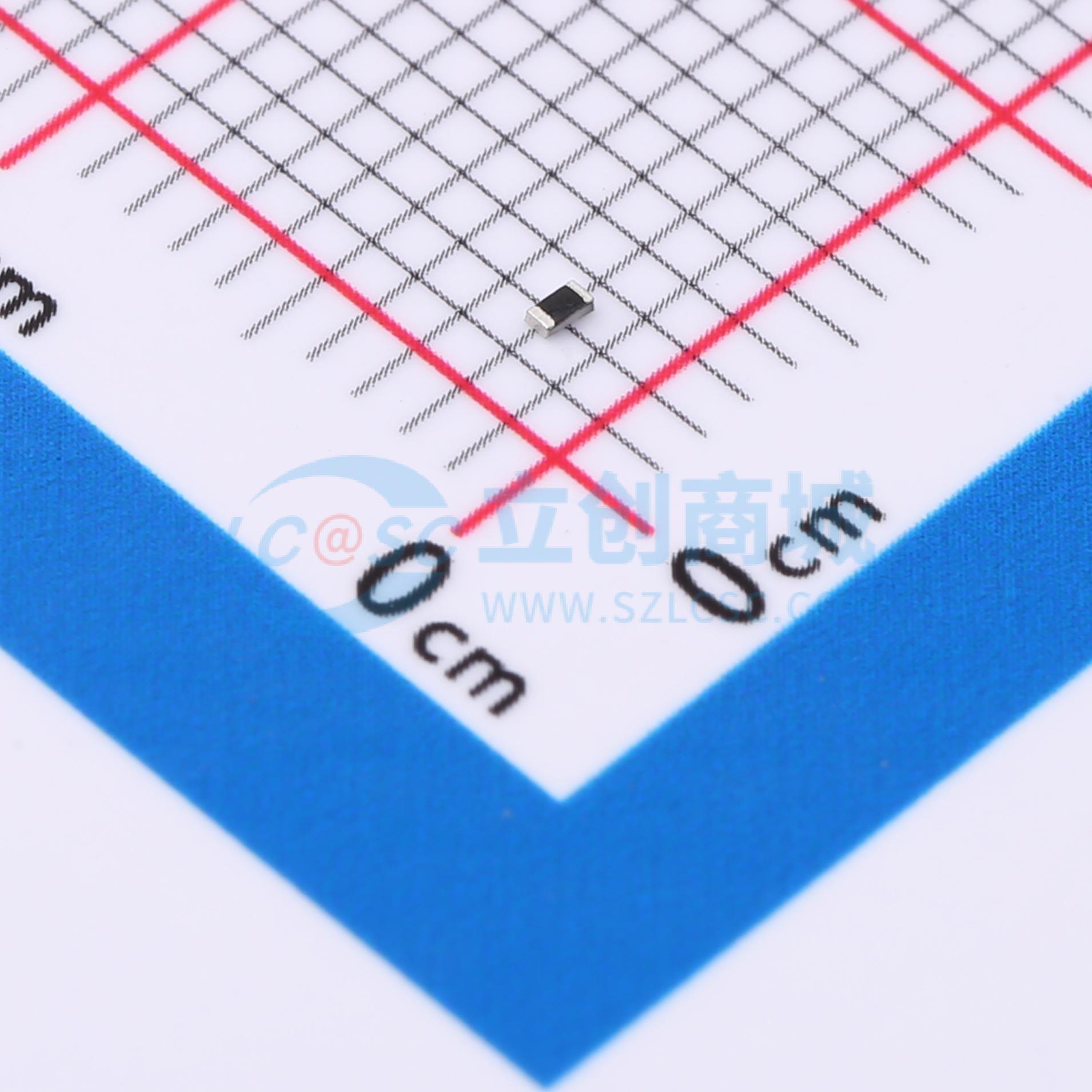 点击查看大图 CRCW0402270KFKED实物图