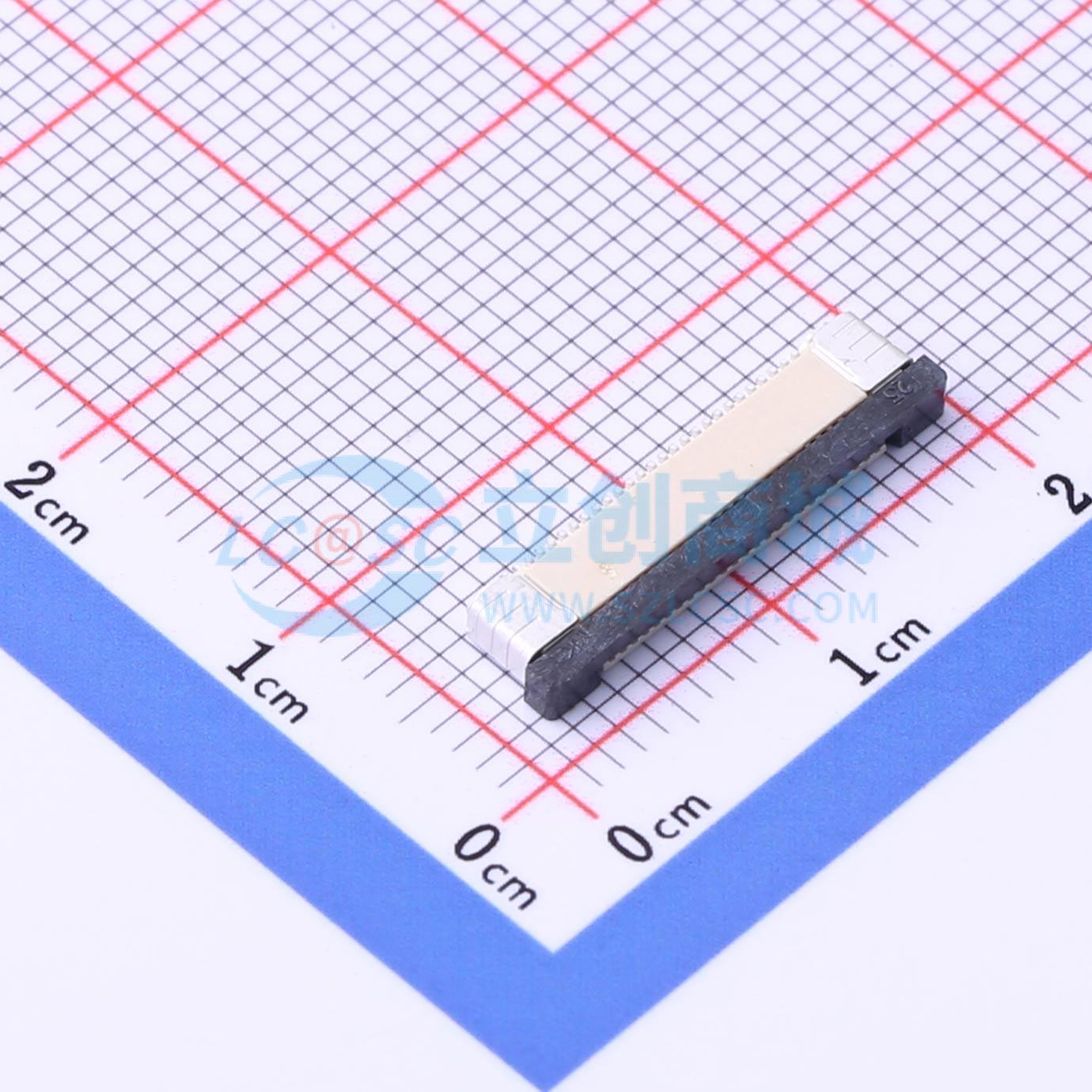 点击查看大图 KH-CL0.5-H2.0-25PIN实物图