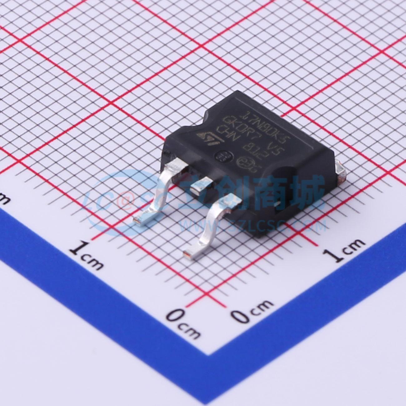 点击查看大图 STB17N80K5实物图