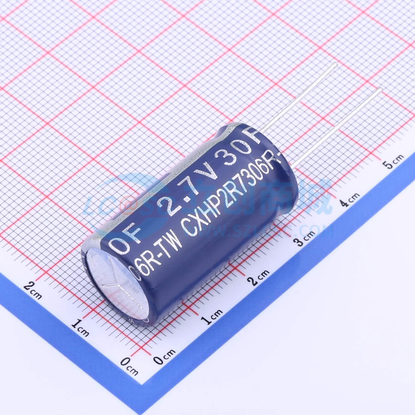 点击查看大图 CXHP2R7306R-TW 2.7V30F实物图